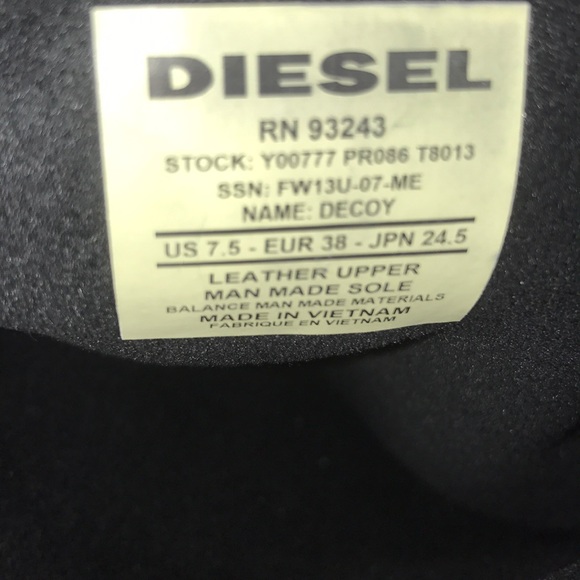 Black women's boots (Diesel brand) - Picture 5 of 5